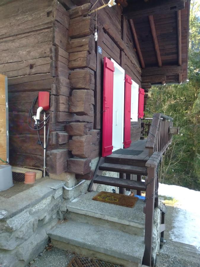 Petit Chalet Rustique Et Bucolique Bovernier Bagian luar foto